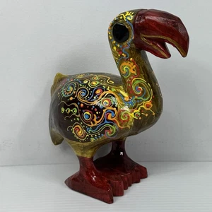 Vintage Wooden Dodo Souvenir 20cm / 8” Mauritius Flightless Bird Extinct - Picture 1 of 6
