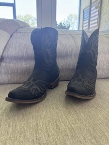Cowgirl Boots Size 8 Roper Short - Picture 1 of 4