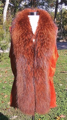 Chaleco Hondo Double D Ranch Canela Óxido Usado en Excelente Condición Grande Foto 1 de 4