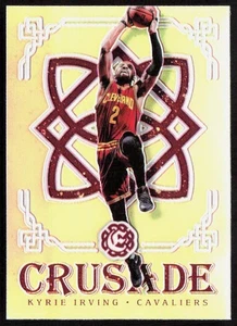 2016-17 Panini Excalibur KYRIE IRVING Silver Prizm Crusade Card #13 Cavaliers - Picture 1 of 2