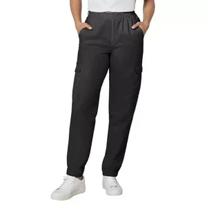 GAP Women's Twill Cargo Pant, Black, L - Picture 1 of 1
