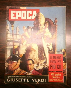 EPOCA - PIO XII - G. VERDI # Settimanale - Anno IX - N.419 # 12 Ottobre 1958 - Foto 1 di 1