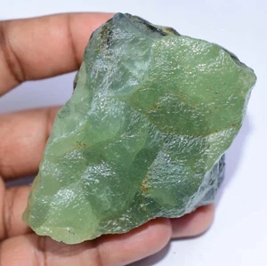 100% Natural Green African Prehnite 1031.50 CT Untreated Specimen Facet Rough - Picture 1 of 5