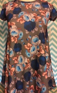 Size 10 Lularoe Vintage Scarlet Nwt Gorgeous Floral Roses Htf 🦄 - Picture 1 of 4