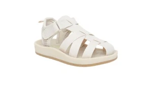 Carters ~ Fisherman Sandals ~ Size 8 ~ Toddler Gray ~ Closed Toe Hook & Loop - Picture 1 of 6