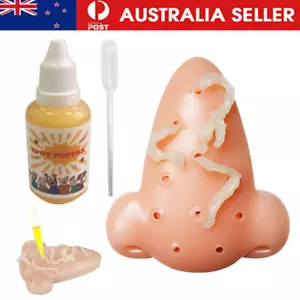 Pimple Popping Toy, Pimple Popper Toy Funny Nose Stress Relief Pimple Popping - Picture 1 of 13