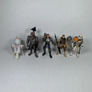 Vintage 1996 Kenner Star Wars Lot of 5 Action Figures Leia Chewy Rendar &More #6 - Picture 1 of 20
