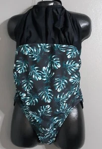 WOMEN'S UNBRANDED ONE PIECE SUMMER BATHING SUIT.FLORAL PRINT.SIZE XXL - Picture 1 of 8