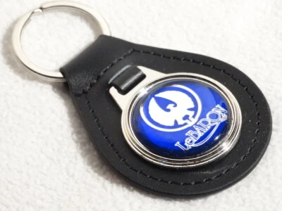 NUEVO RARO VINTAGE 1970 Chrysler LE BARON CAR Cuero Llavero Llavero Llavero Nuevo de Lote Antiguo Foto 1 de 4