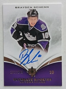 UD Ultimate Collection Rookies Auto Brayden Schenn/299 Kings Blues RC 2010-11 - Imagen 1 de 2