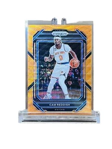 CAM REDDISH 2022-23 PANINI PRIZM ORANGE WAVE PRIZM /60 NY KNICKS #16 INVEST - Picture 1 of 7