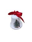 Spode Christmas Tree Bell Ornament Fine Bone China 4Th Inseries England