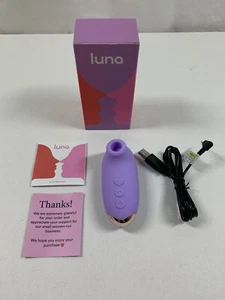 LUNA SONIC PERSONAL SILCONE MASSAGGIATORE 5 VELOCITÀ DIVERSE - RICARICABILE USB - NUOVO - Foto 1 di 12