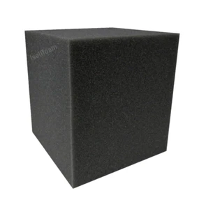 Isellfoam Gymnastics Foam Pit Cubes/Blocks 8" inch (Charcoal) 12 Piece - Picture 1 of 11