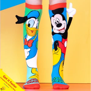 MADMIA Donald Duck & Mickey Mouse Socks Kids and Adult - Picture 1 of 5