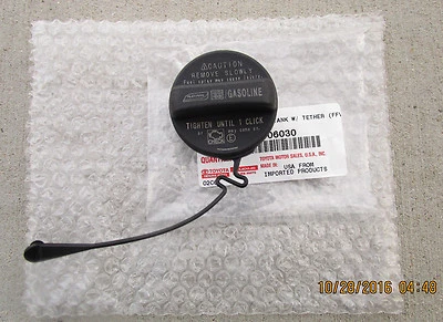 09 -18 TOYOTA SEQUOIA LIMITED PLATINUM E85 FUEL GAS TANK CAP W/ TETHER NEW 06030 - Image 1 of 3