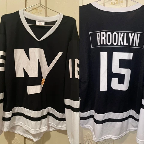 New York Islanders Brooklyn Hockey Jersey Men's Large Promo 2015 Cover