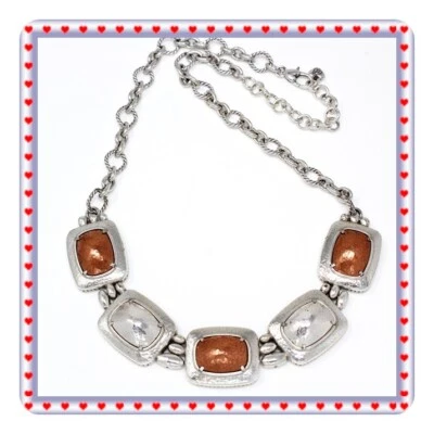 Брайтон сбалансированный ваш истинный цвет серебро медный воротник ожерелье - Изображение 1 из 4