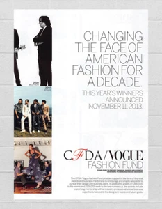 CFDA/Vogue Fashion Fund 2013 Print AD - Bild 1 von 1