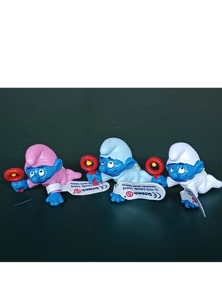 SCHLEICH Babyschlumpf Blau – Sammelfigur, Ca. 5 Cm, Original Von 1985-1990, Für Sammler & Fans