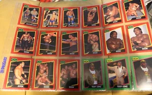 WCW WRESTLING 1991 AUS IMPEL KOMPLETTSATZ 162 TRADING CARDS TOP ZUSTAND - Bild 1 von 10