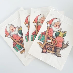 10 Stück Papier Geschenktüte Weihnachten Nostalgischer Weihnachtsmann Papiertüte - Bild 1 von 3