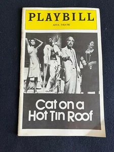 CAT ON A HOT TIN ROOF JAN 1975 Playbill E. Ashley F. Gwynne, Fashion Supplement - Picture 1 of 3
