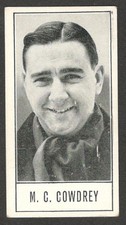 CRICKET TRADE CARD Barratt & Co 1957 Test Cricketers Series B M C COWDREY