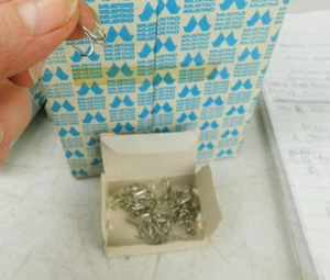 Anillo de anzuelos de pesca agudos mostaza enchapado en níquel 3553 10/0 - 5 cajas NOS 250 - Imagen 1 de 3