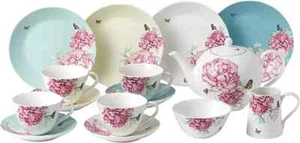 Royal Albert Miranda Kerr Everyday 15 Piece Tea Set Teapot Sugar Bowl Plate - Bild 1 von 10