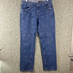 Jeckerson Blue Jeans Herren John 36X35 Denim Button Fly Italy Casual Dad DLA04U - Bild 1 von 13