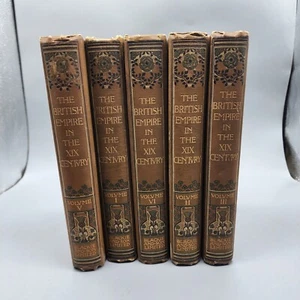 The British Empire in XIX Century Set Vol II-VI Sanderson Antique Books - Bild 1 von 14