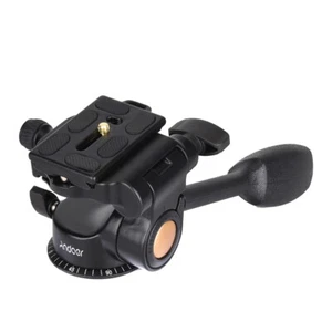 Q08 Video DSLR  Tripod Ball Head+Quick Release Plate+Rocker K6Z5 - Picture 1 of 9