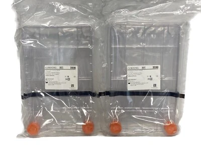 (2) CORNING CellBIND PS CellStack Culture Chamber 1-Chamber Vent Caps 3330 - Image 1 of 4