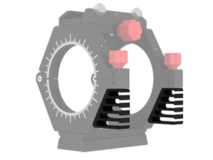 Cable Organizer Upgrade Kit for TK Lens Clamp System Samyang 135mm f2 - Bild 1 von 5