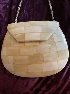Rare Buffalo Bone Purse Collective And Eclectic Small Cocktail. One In 1000 - Picture 1 of 9