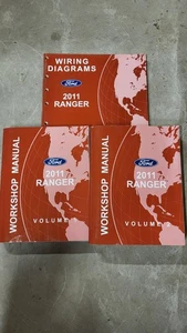 2011 Ford Ranger pickup truck wiring electrical shop service manual SET truck OE - Picture 1 of 10