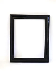 "Marco de fotos grande vintage antiguo victoriano ebonizado negro para 20"" X 16""" - Imagen 1 de 14