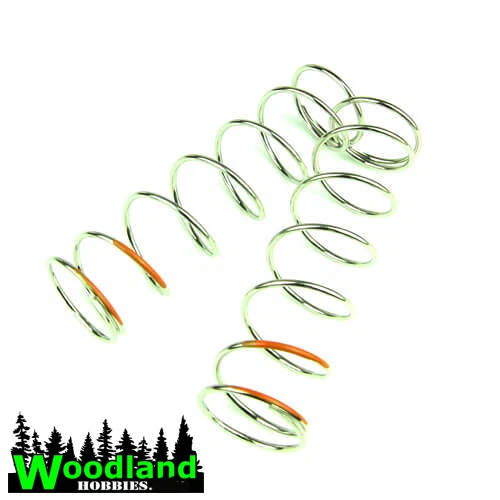 Tekno TKR6093 – Shock Spring Set (front, 1.6×7.5T, 80mm, orange, 6.11 lb/in) - Image 1 of 2
