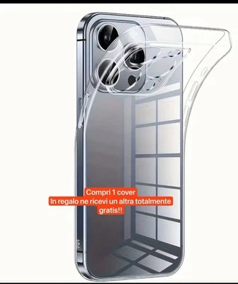 Cover Iphone15 Trasparente In Plastica Super Resistente  - Immagine 1 di 2