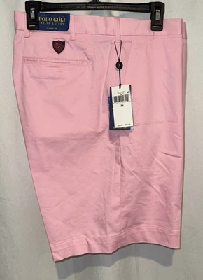 POLO RALPH LAUREN GOLF Classic Fit SHORTS Light Pink Stretch Mens 36 NWT $98.50 - Image 1 of 4