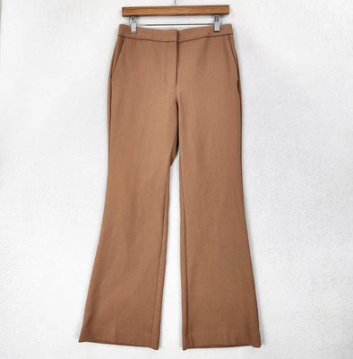Ann Taylor Petite Pants Womens 6P Tan Bootcut Stretch High Rise Career Trousers - Image 1 of 4