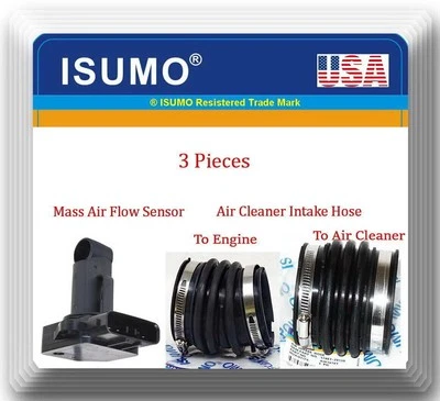 Manguera de admisión de filtro de aire de 3 piezas y sensor de flujo de aire másico se adapta a: Lexus ES300 ES330 RX330 Foto 1 de 4