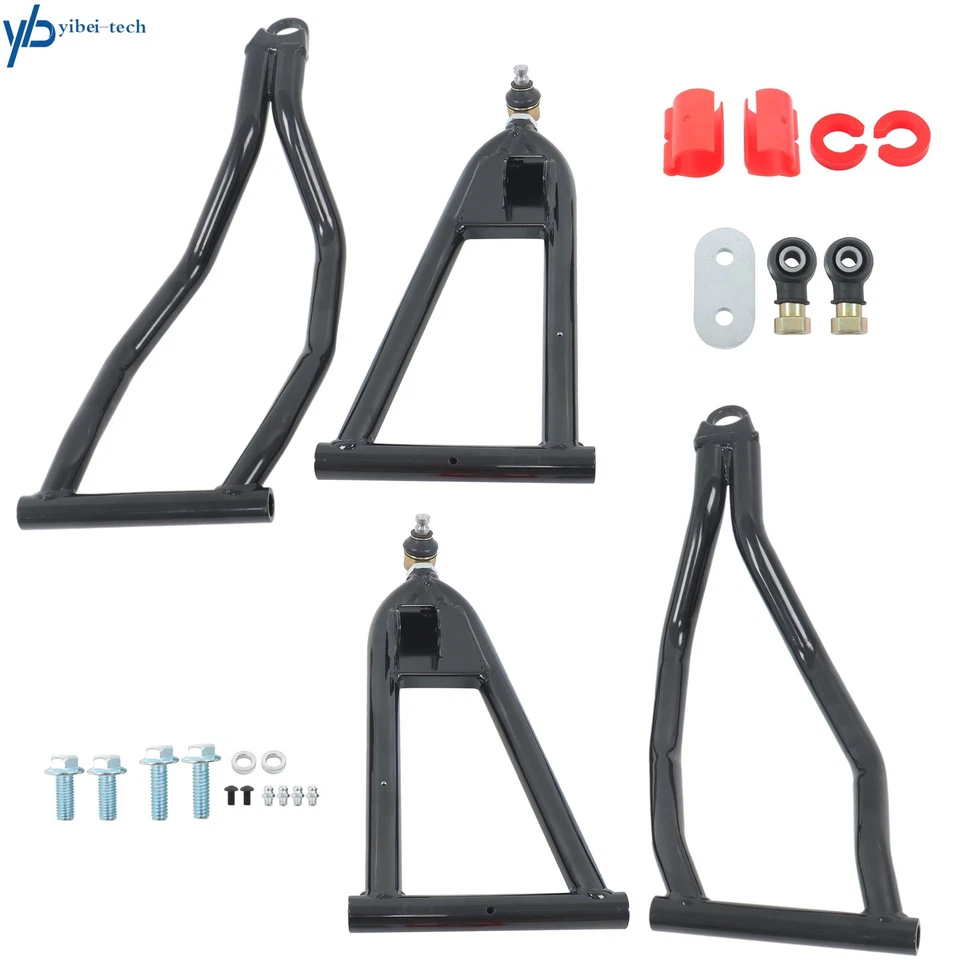 Brazos de control delantero A 1,5" negro para Polaris RZR S 800 2009 2010 2011 2012-2014 Foto 1 de 4