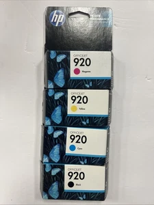 Original HP 920 Tintenpatrone 4er Pack für Officejet 6000 6500 7000 7500 CMYB - Bild 1 von 1