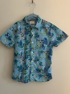 MINI BODENKids' Vacation Shirt Aqua Sea Diver Boys Boden 8/9 - Picture 1 of 6