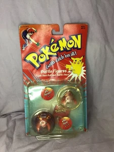 Brandneu (getragen) 1999 Hasbro Nintendo Pokemon Paras Parasect Battle Figuren Set - Bild 1 von 17