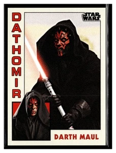 2023 Topps Throwback Thursday Star Wars #13 Darth Maul - Picture 1 of 2