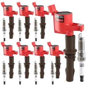 8PCS Energy Ignition Coil Packs & Spark Plug For Ford F150 Lincoln 4.6L 5.4L V8 - Picture 1 of 12