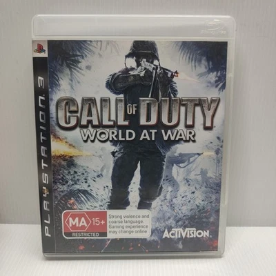 Call Of Duty World At War Sony Playstation PS3 PAL Complete Free Postage - Image 1 of 4